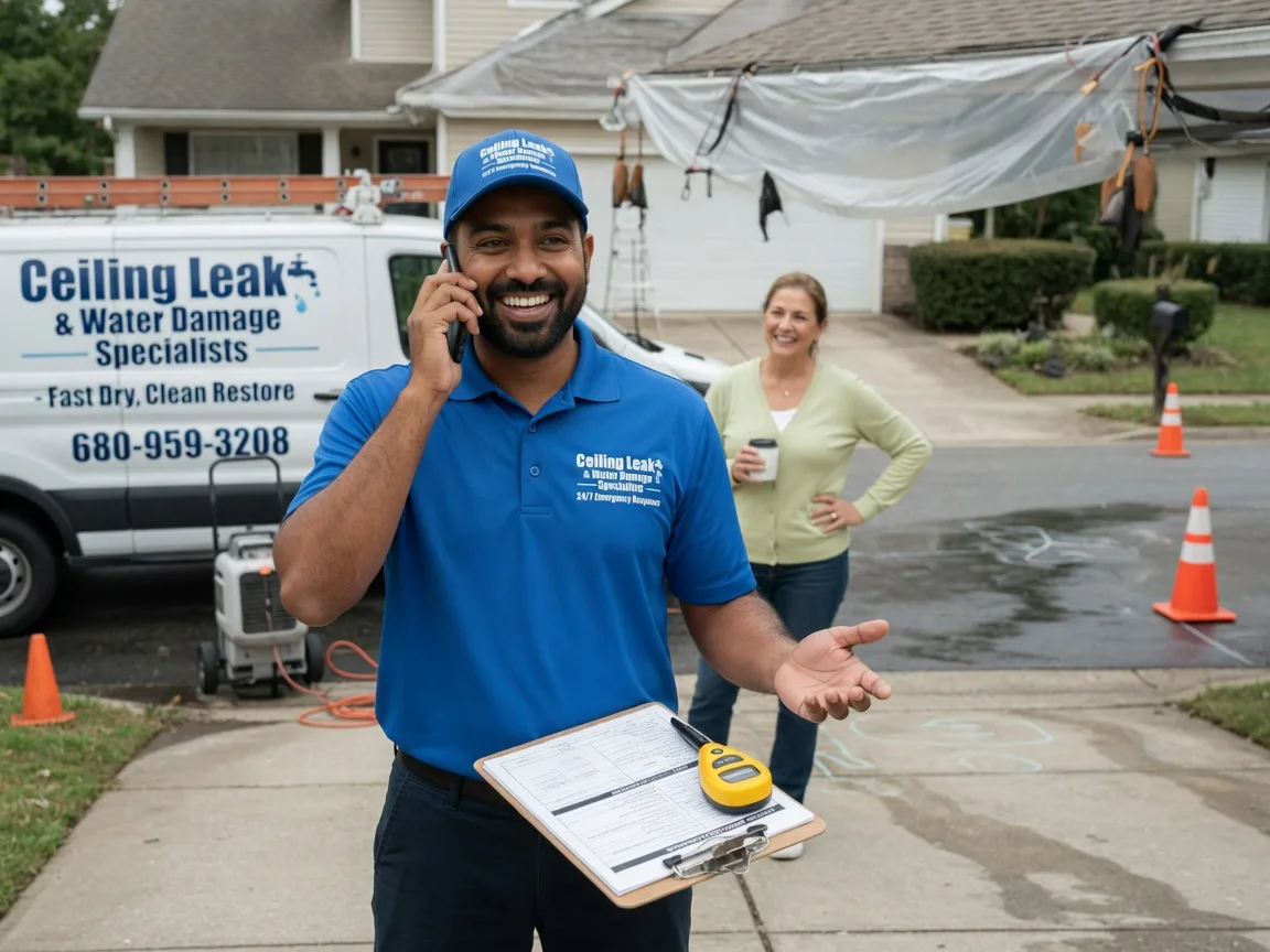Ceiling Leak Cleanup Perryton, TX FAQs